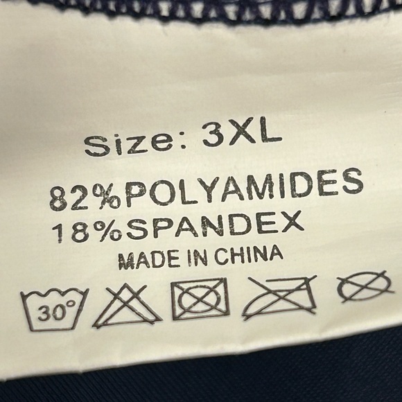 Navy blue swim dress
Size 3XL (in my opinion xl check measurements) - Picture 3 of 4